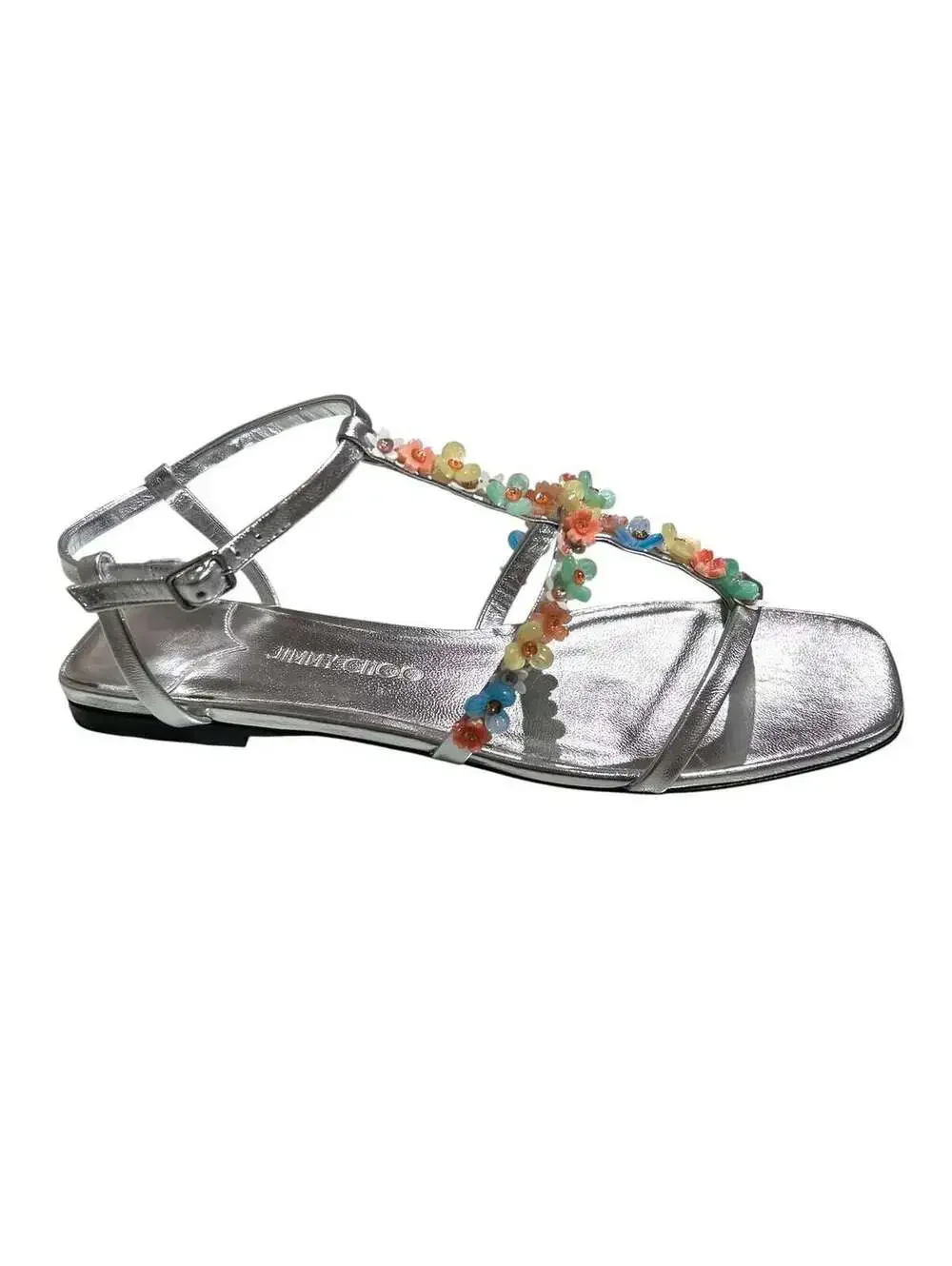 Jimmy Choo Daisy Leather Sandals(PLEASE REQUEST YOUR SIZE BEFORE PURCHASING)